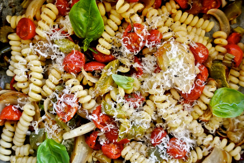 Pasta with Oven Roasted Vegetables Silvia Colloca