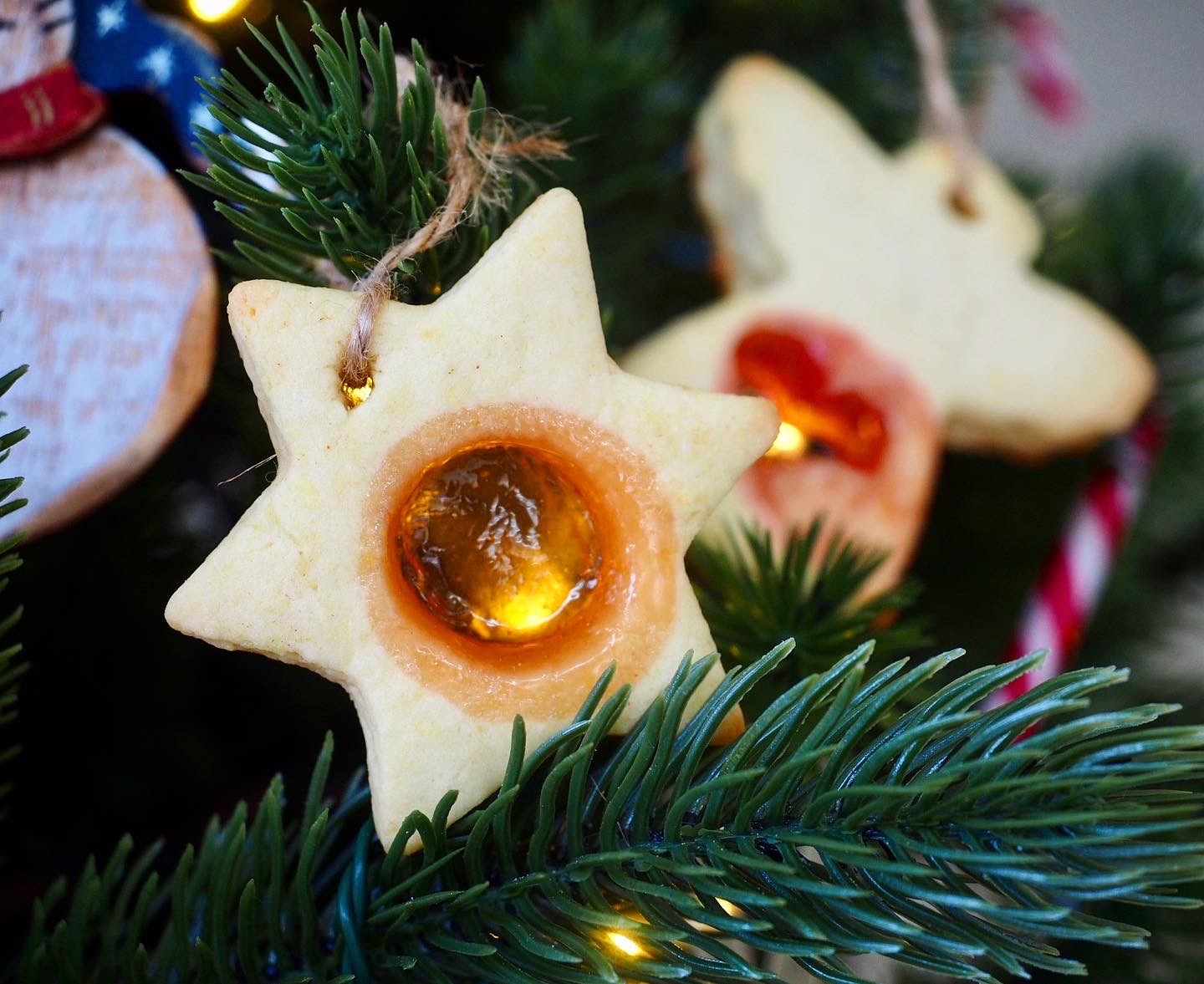 Windowpane Christmas Cookies